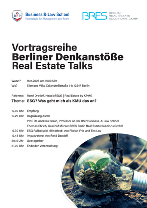 ESG? Was geht mich als KMU das an?