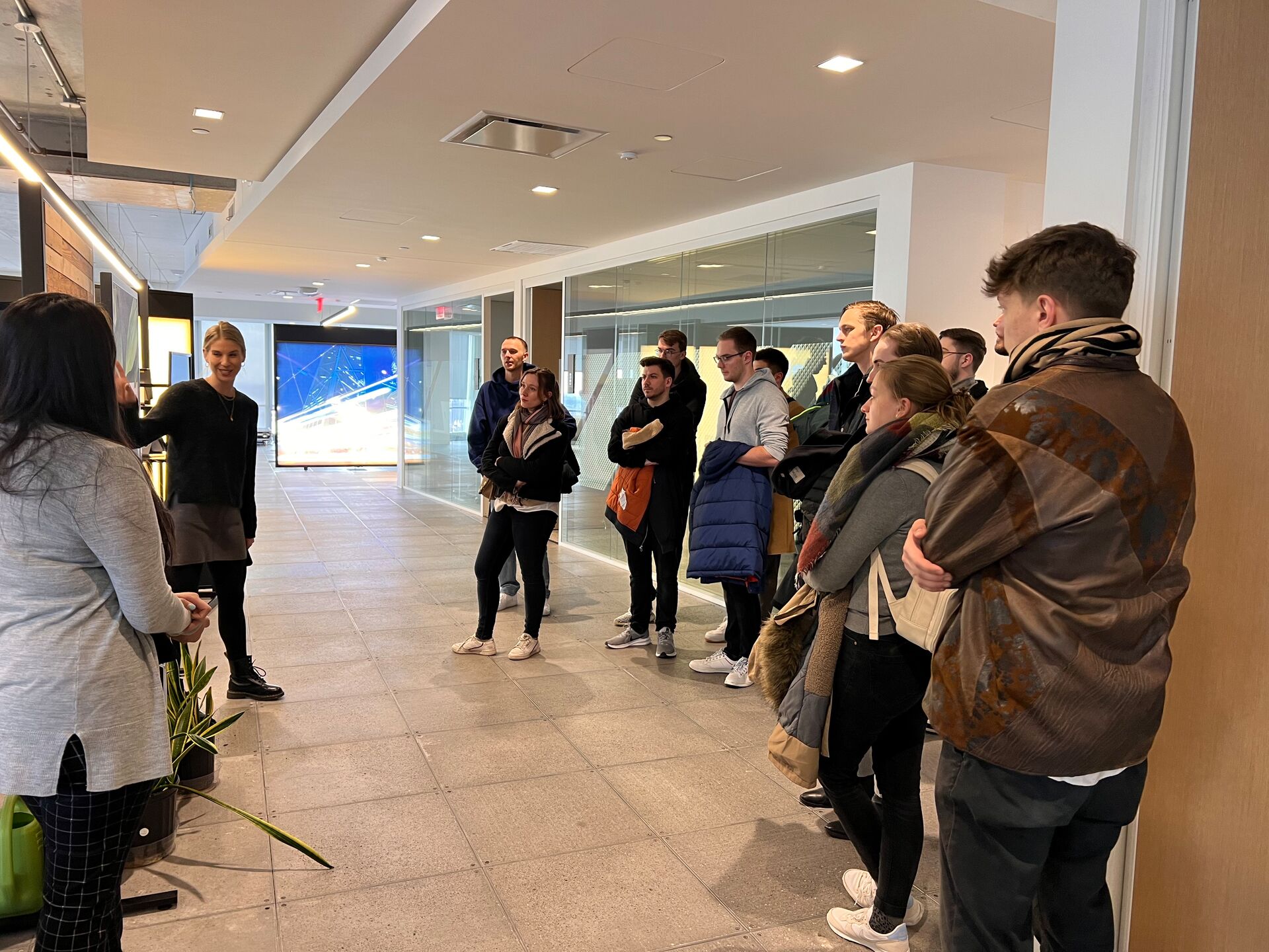 Besuch einer Organisation in New York – spannende Einblicke und Austausch mit den Verantwortlichen.