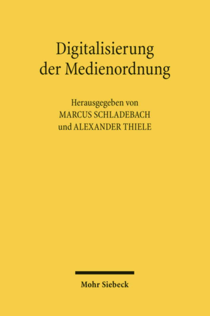 Digitalisierung der Medienordnung