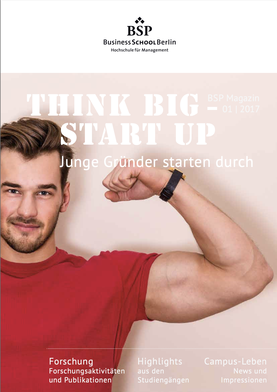 Cover BSP Magazin Think Big - Start Up, Junge Gründer starten durch