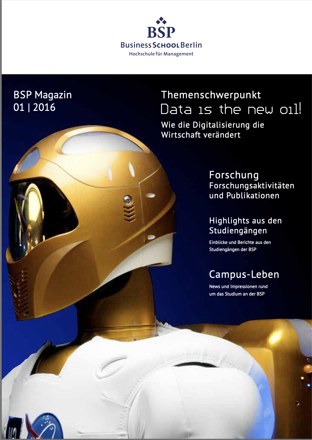 Cover BSP Magazin Data is the new oil!