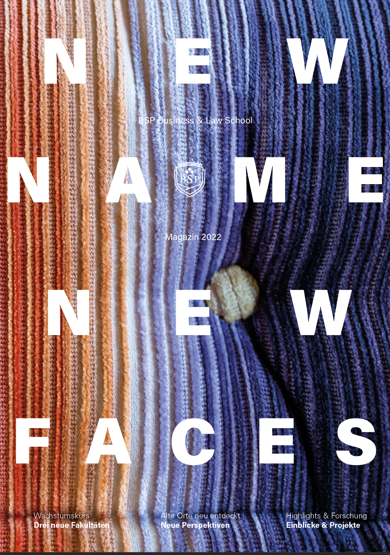 Cover BSP Magazin New Name New Faces