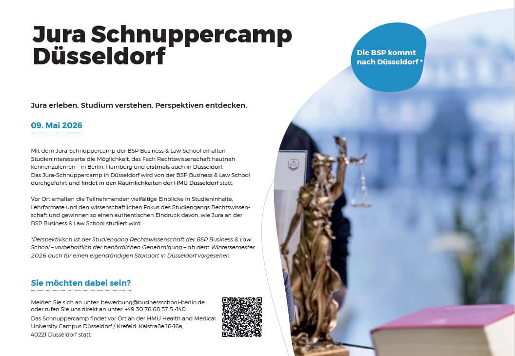Programm Jura Schnuppercamp - Düsseldorf